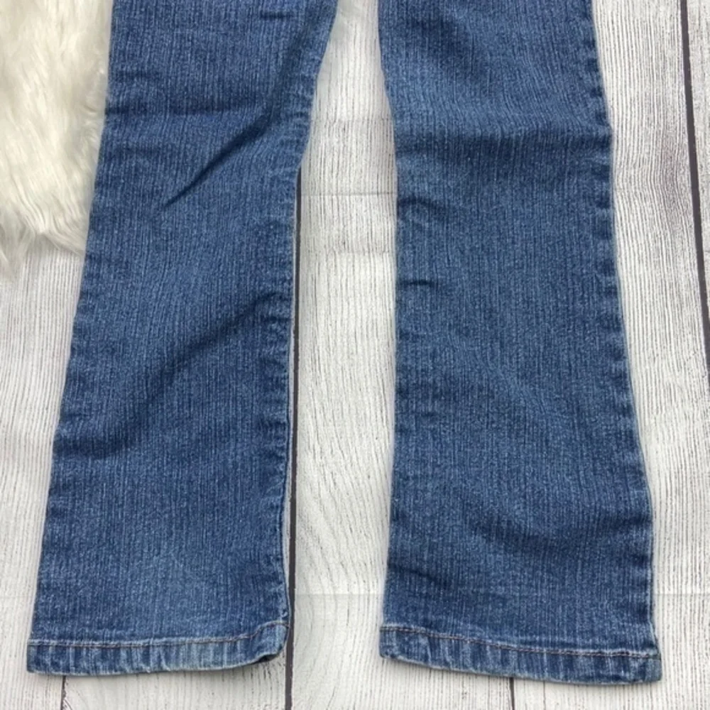 Basic Edition Girls Jeans Size 5 Bootcut Blue Denim Jeans